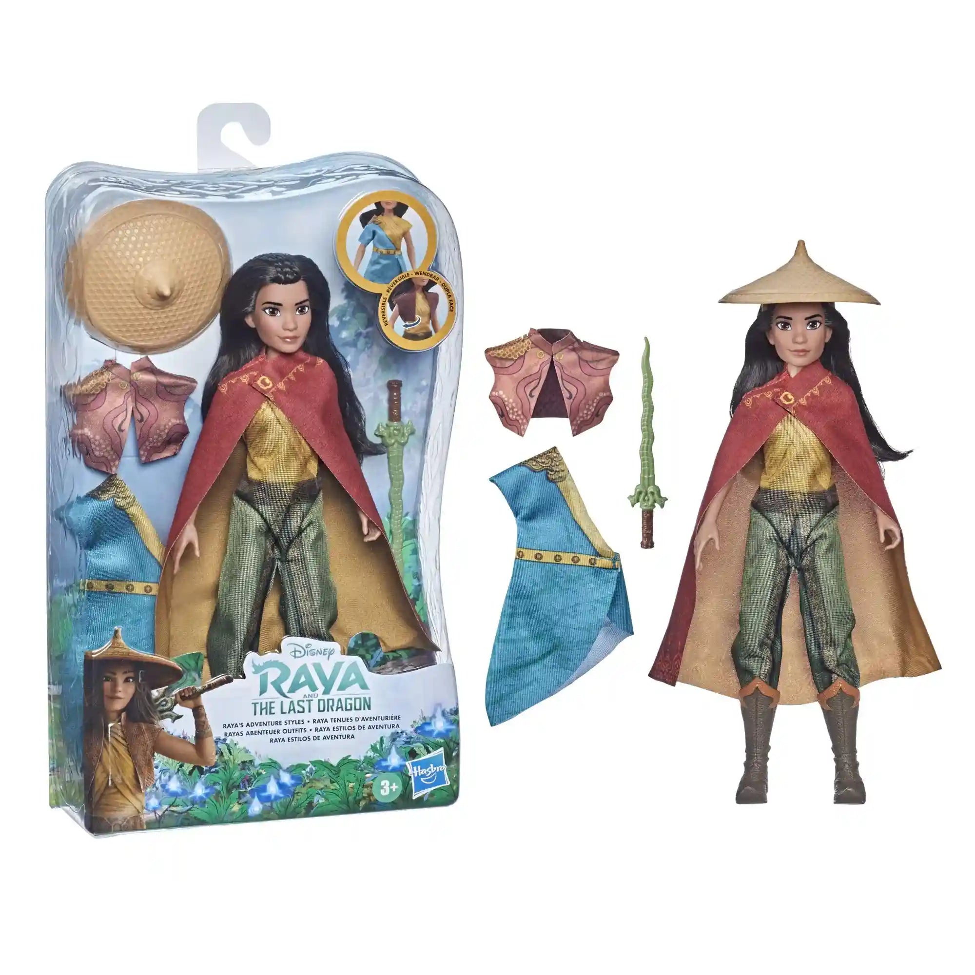 Disney Raya and The Last Dragon Adventure Styles Doll - Fashion Doll with Accessories for Kids 3 Years and Up - Safqqa Egypt