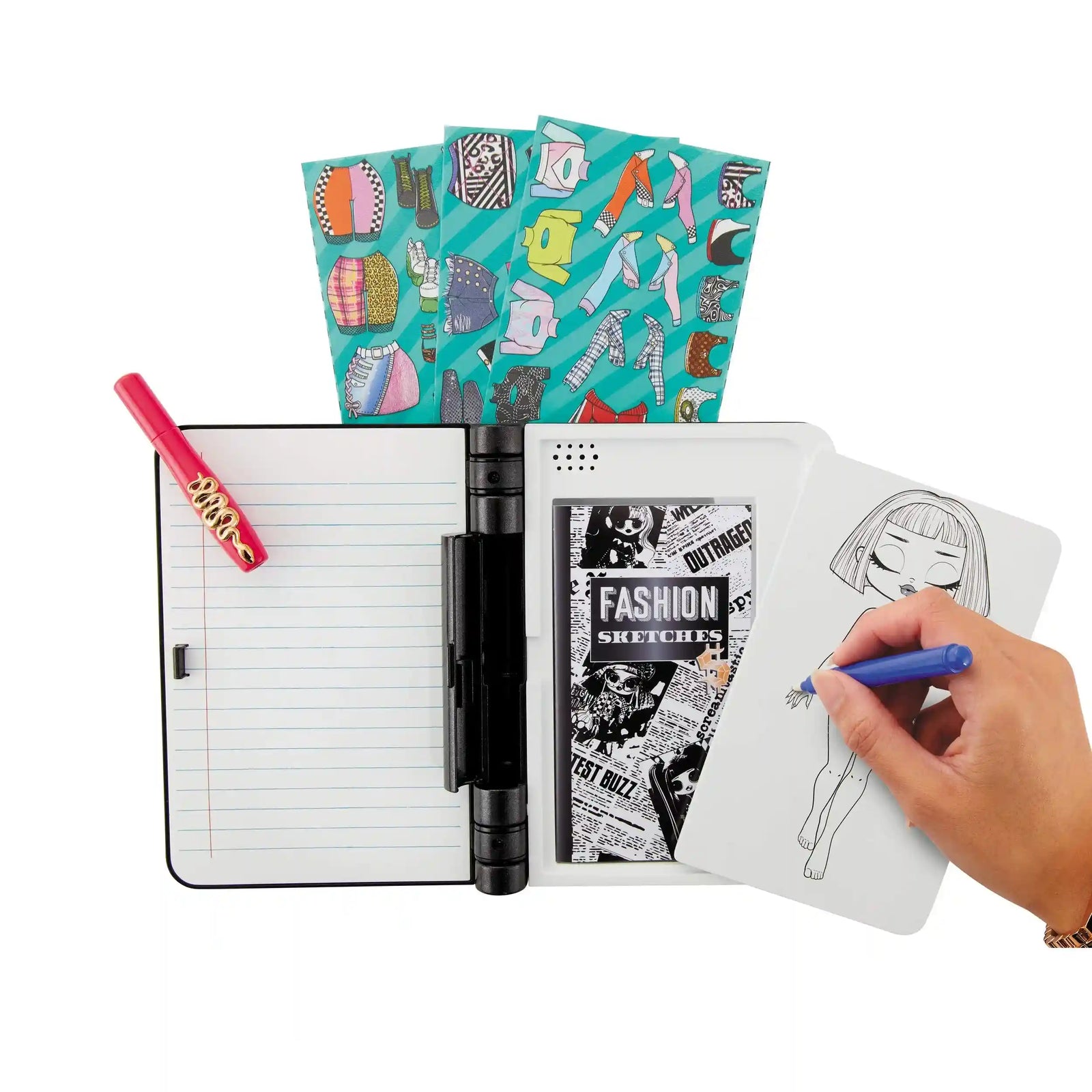 LOL Surprise OMG Fashion Journal – Secret Electronic Password Journal Notebook with Real Watch & Invisible Ink Pen for Storing Your Secrets - Safqqa Egypt