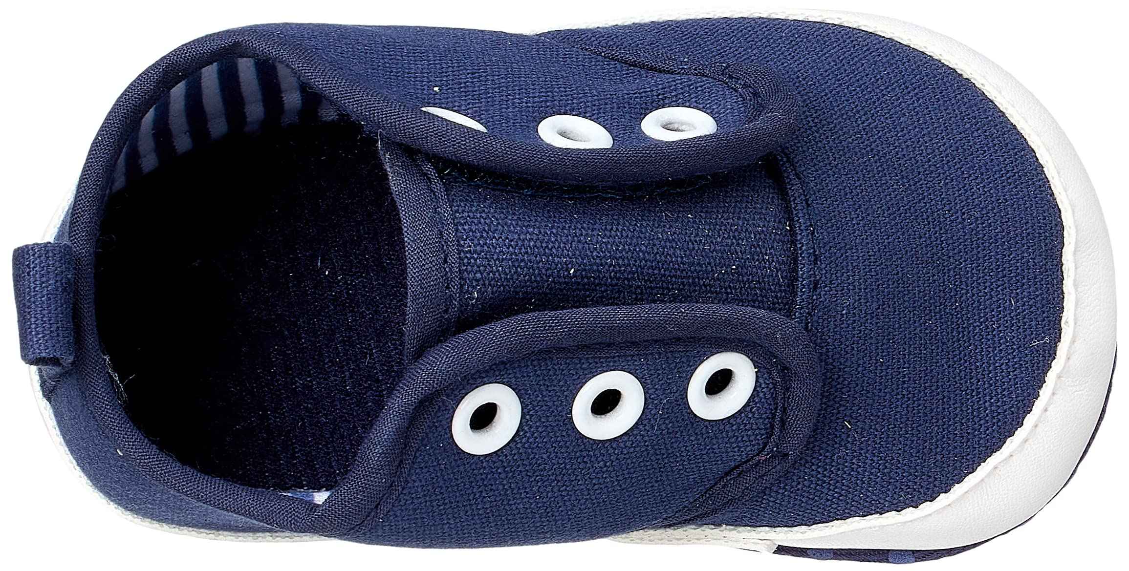 Mix and Max Pull-Tab Solid High-Top Slip-On Shoes for Boys - Safqqa Egypt