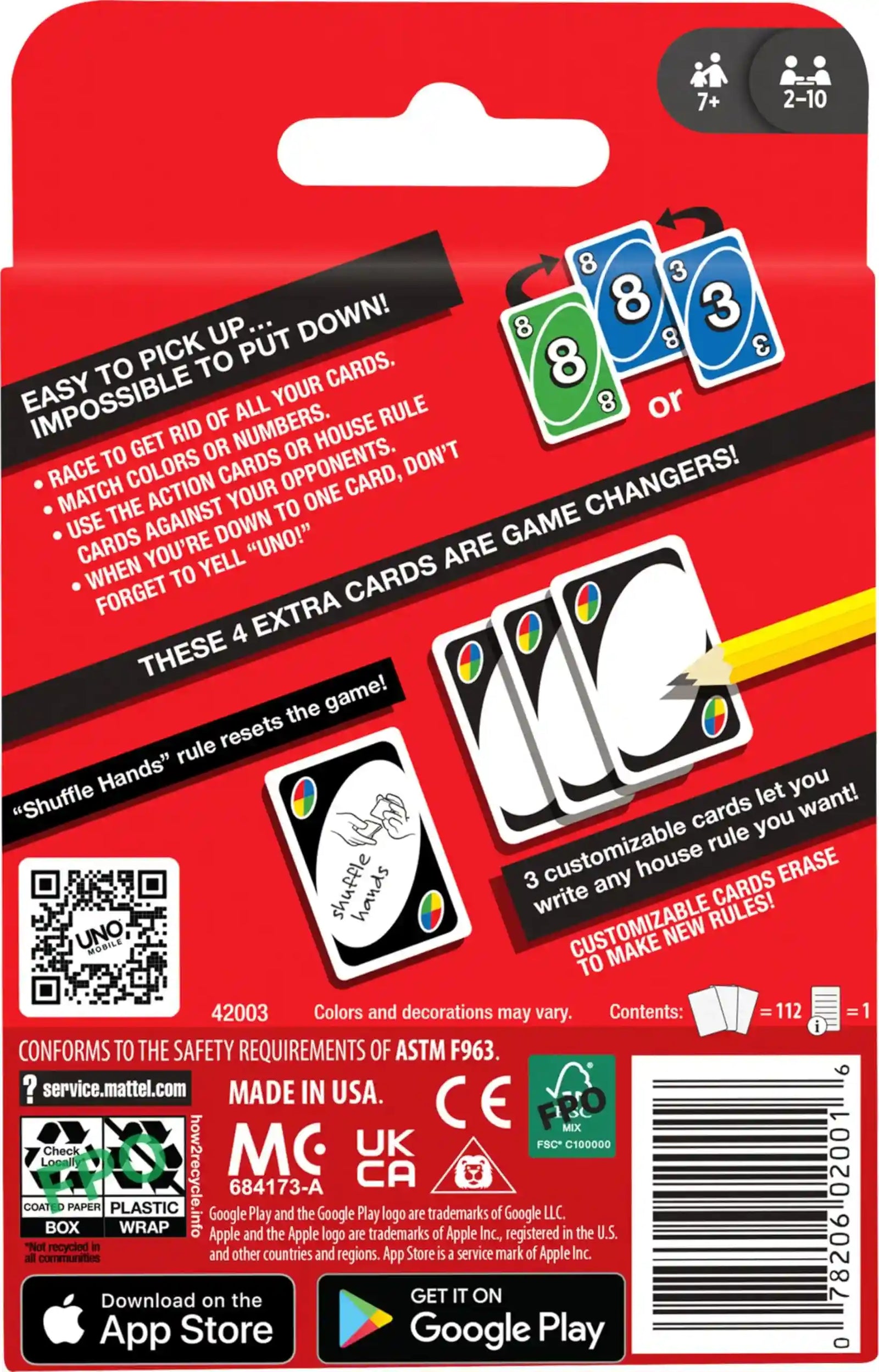 Mattel Games Uno card game - Safqqa Egypt