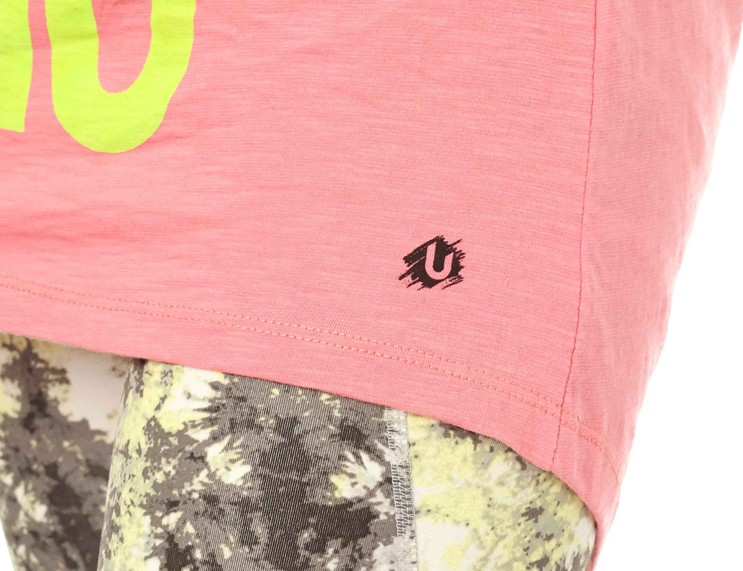 U Athleisure Letter-Printed Scoop-Neck Tank Top with Back CUt-OUt for Women - Safqqa Egypt