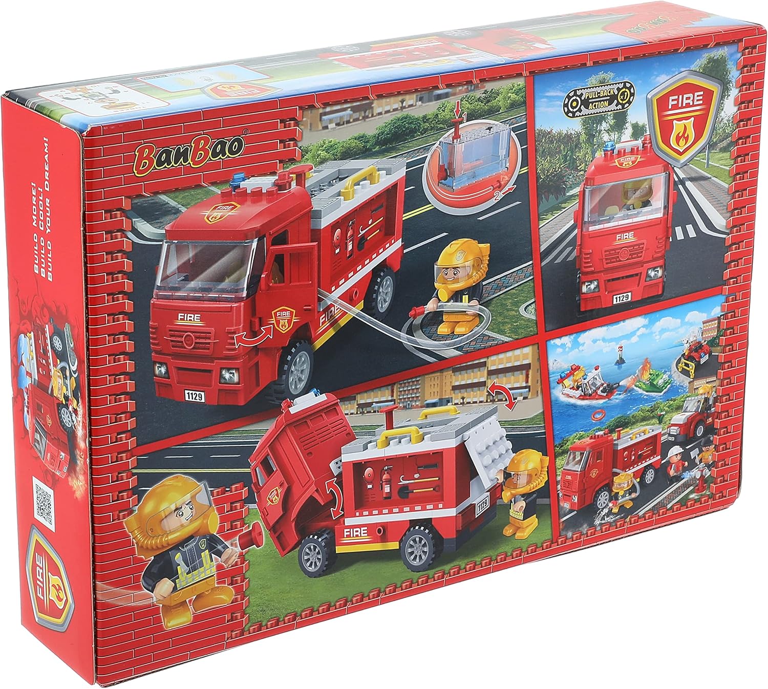 BanBao - Fire Series - Fire Truck (126 Pieces) - Safqqa Egypt