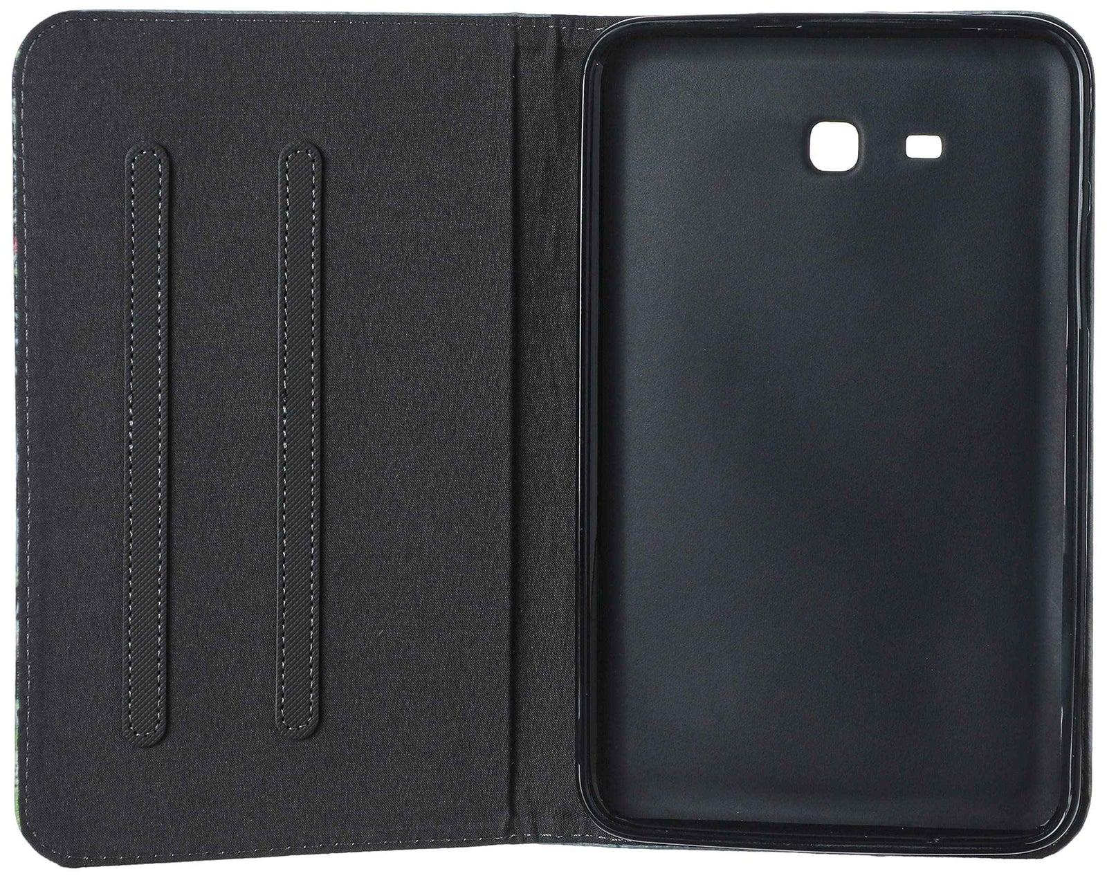 Fashion Case 360 Degree Full Protection Printed Leather Tablet Case for Samsung Galaxy Tab 3 Lite, 7 inches - Multi Color - Safqqa Egypt