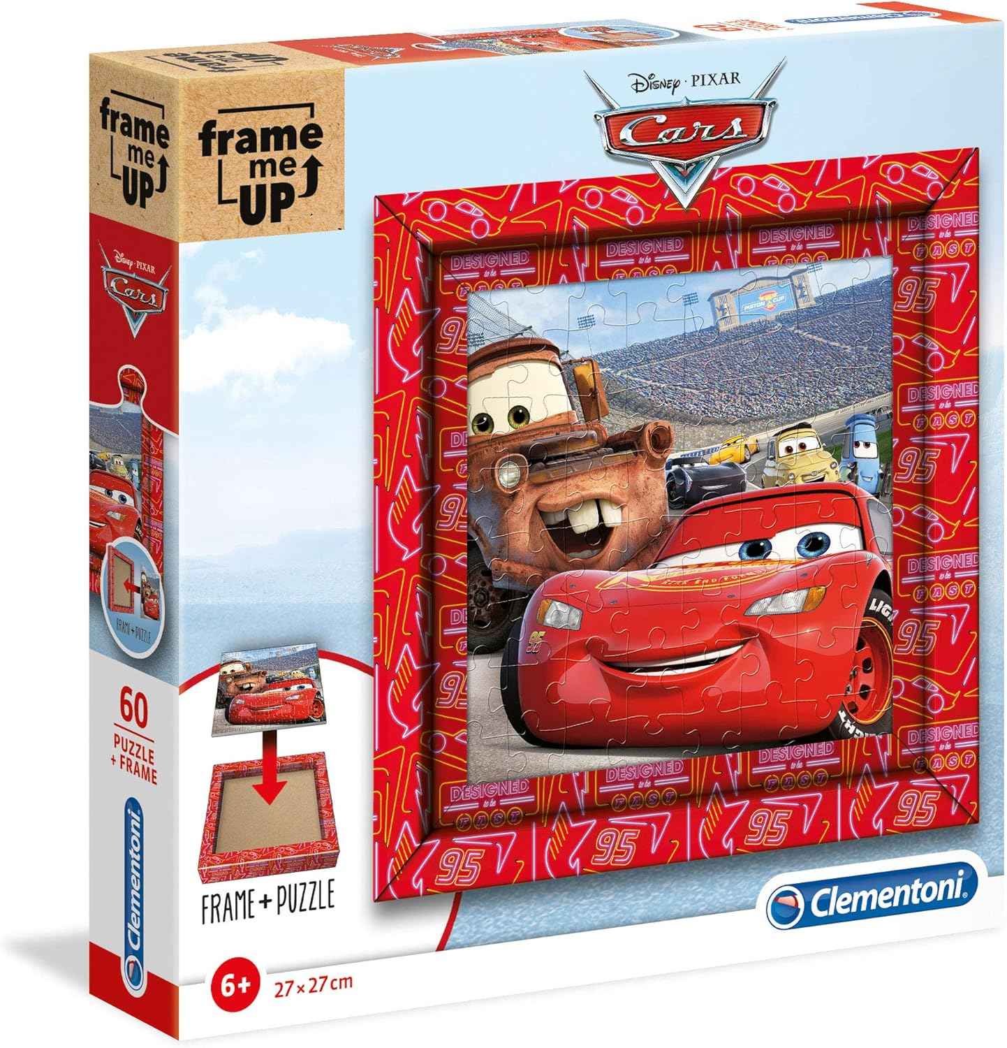 Clementoni Puzzle Frame Me Up Disney Cars - 60 Pieces - Safqqa Egypt
