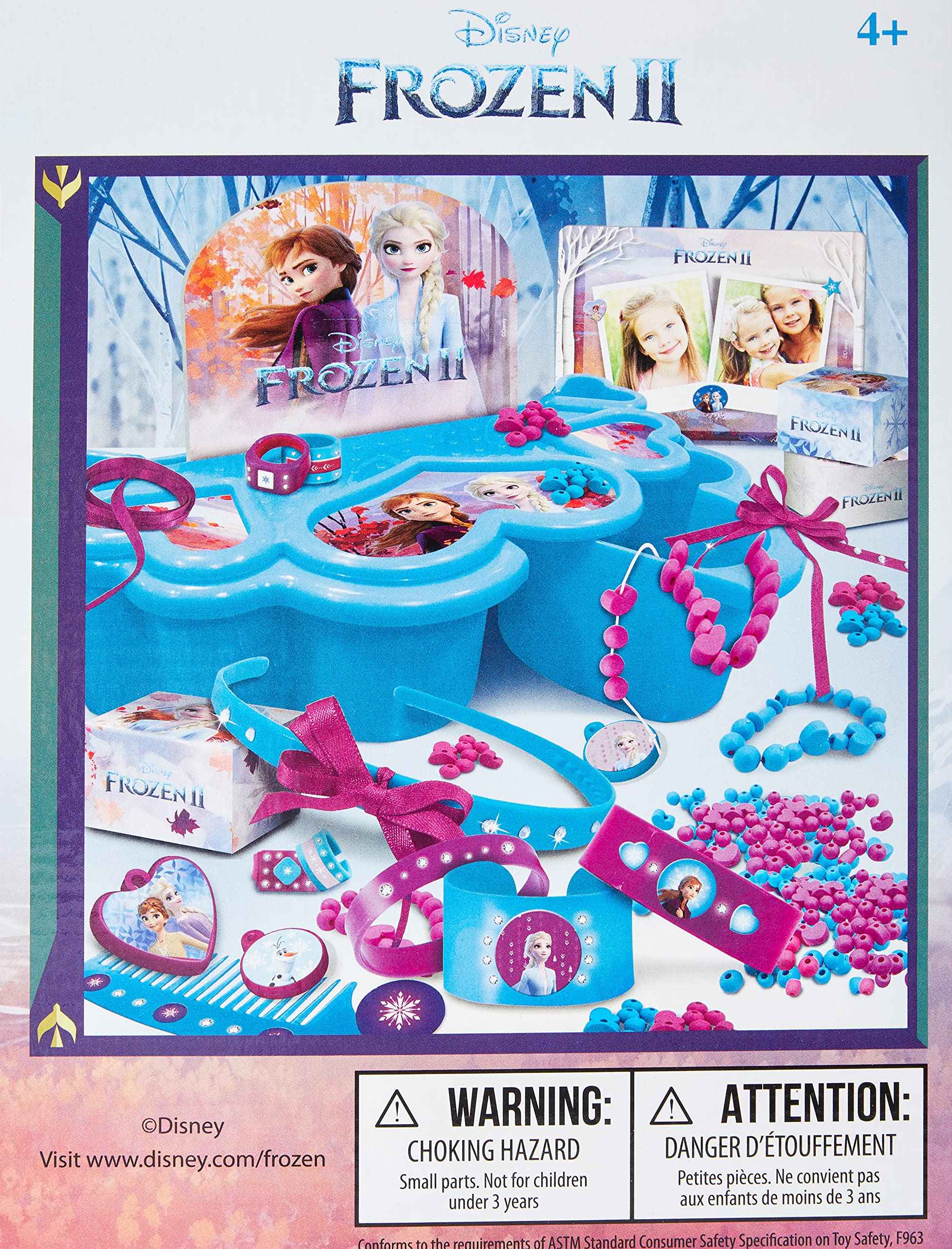 Lisciani Disney Frozen Accessory Design Kit for Girls – Creative Jewelry Making Set - Safqqa Egypt