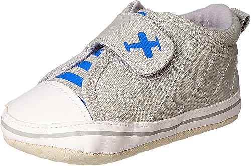 Mix and Max Boys' Airplane-Print Striped Low-Top Velcro-Strap Shoes - Safqqa Egypt