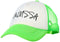 Cotton with polyester foldable sun protection cap with moussa name for unisex - green white- one size- FittedCotton with polyester foldable sun protection cap with moussa name for unisex - green white- one size- Fitted - Safqqa Egypt
