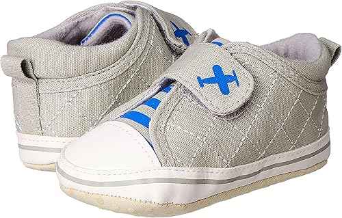 Mix and Max Boys' Airplane-Print Striped Low-Top Velcro-Strap Shoes - Safqqa Egypt