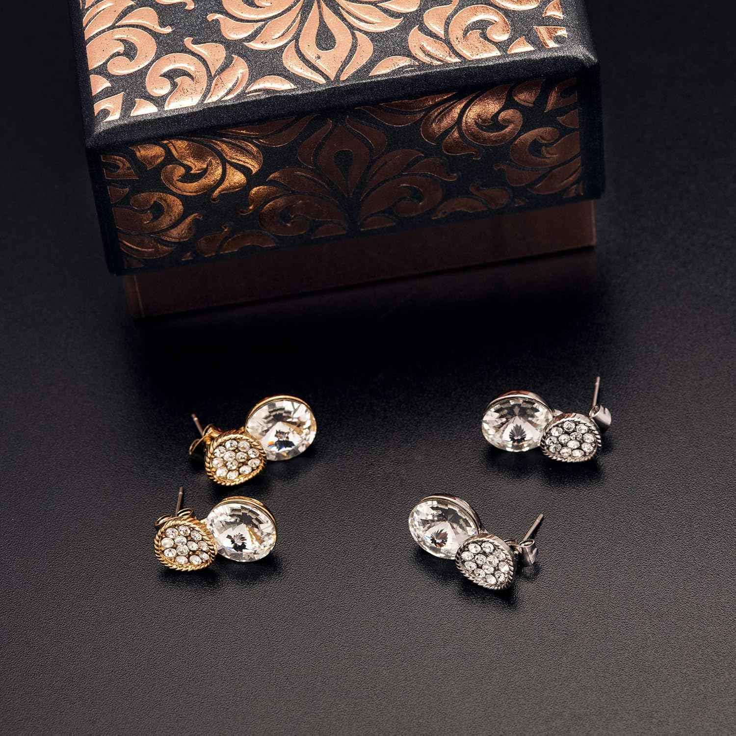Mestige Women's Earrings MSER4014 with Swarovski Crystals - Safqqa Egypt