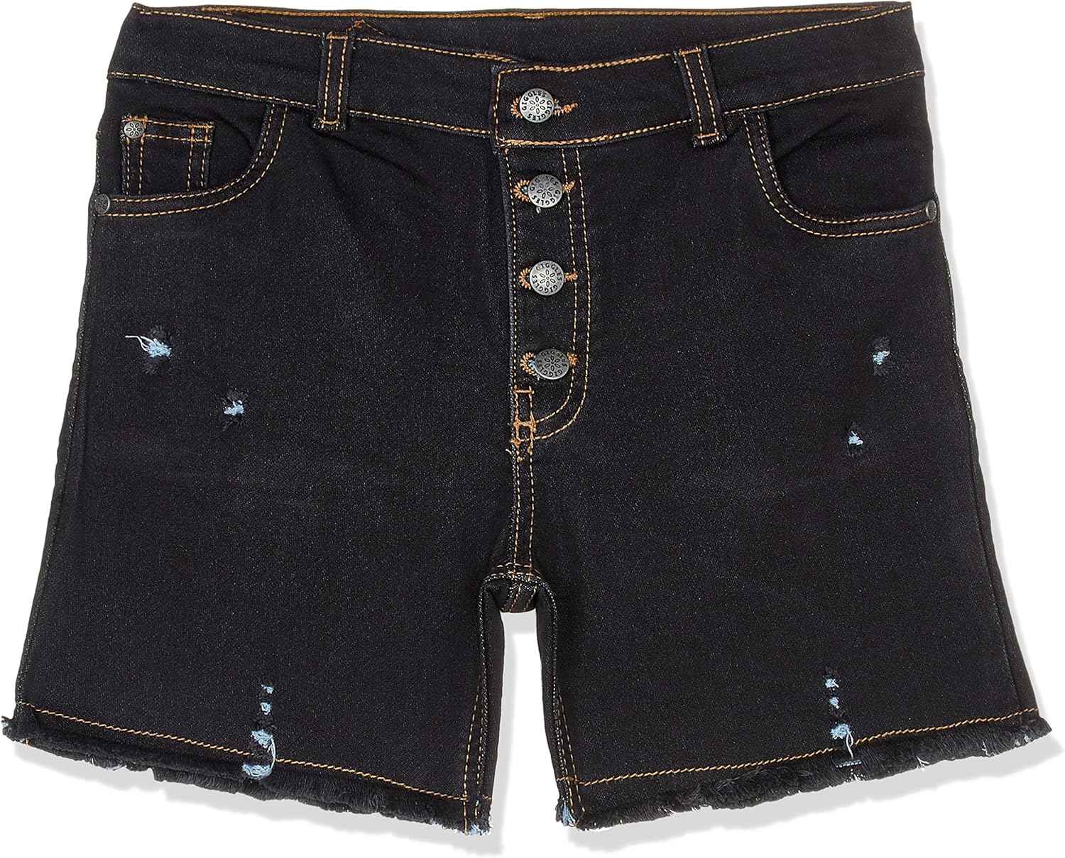 Giggles Girls' Denim Shorts for Kids - 464 (Pack of 1) - Safqqa Egypt