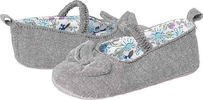 Mix & Max Front Bow Elastic Strap Shoes for Girls - Safqqa Egypt