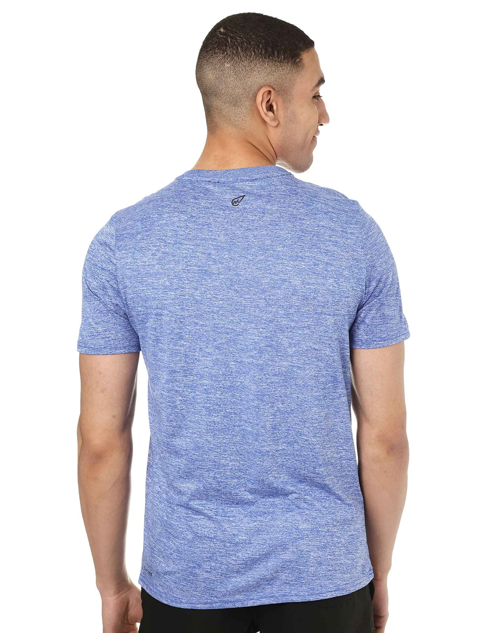 Magma Printed Round Neck Short Sleeves Regular-Fit Sports T-Shirt for Men - Safqqa Egypt