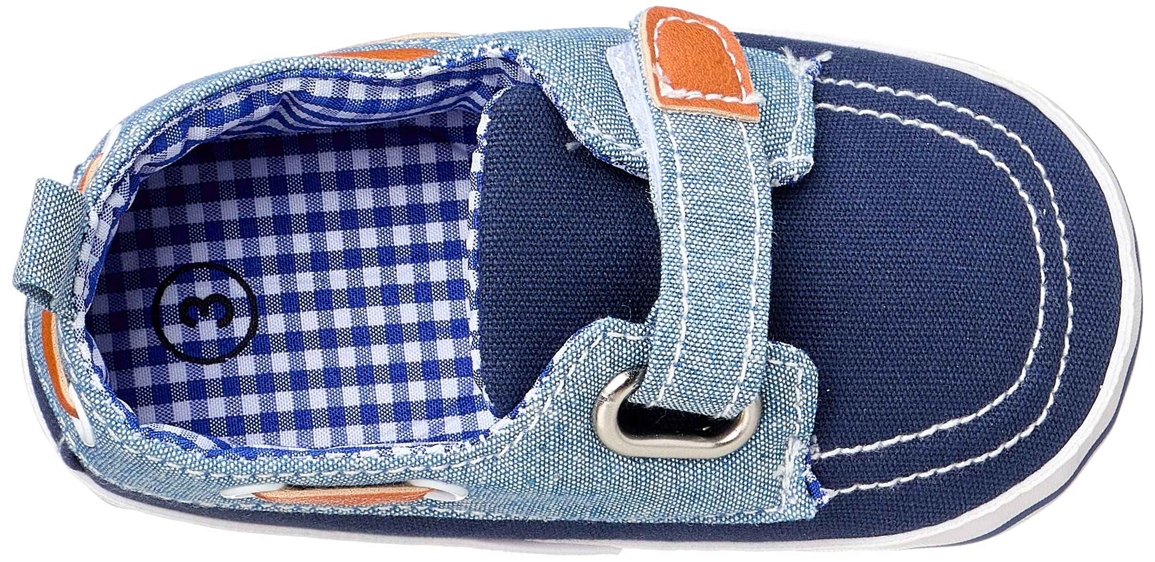 Mix & Max Canvas Velcro-Strap Shoes for Boys - Blue - Safqqa Egypt