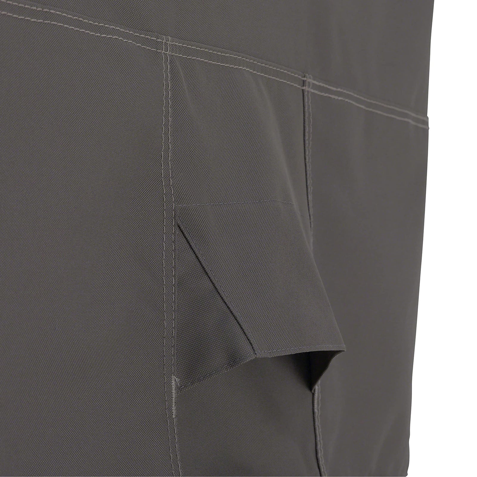 غطاء لموقد النار المربع 40 × 40 بوصة باللون البيج الرملي الأنيق. تم تصميم هذا الغطاء بجودة عالية لتحمل الظروف الجوية المختلفة، فهو مصنوع من قماش بوليستر متين مزوّد بطبقة مقاومة للماء لحماية موقد النار من المطر