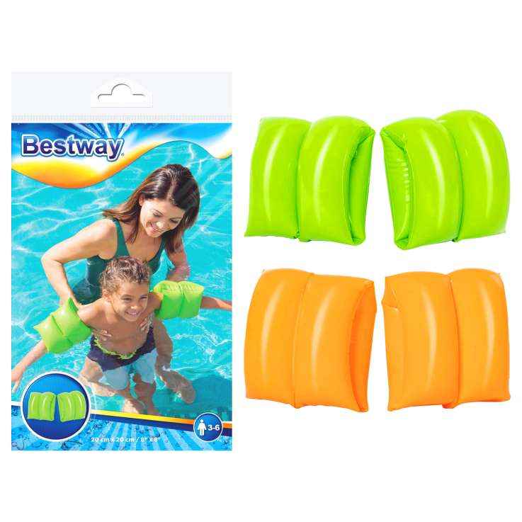 Bestway Coloured Arm Bands (3-6Yrs) - Assorted Colours - Safqqa Egypt