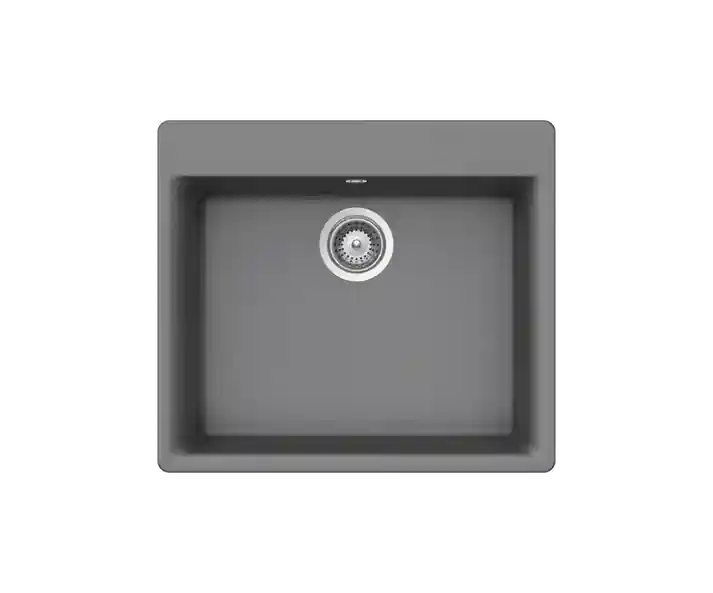 Gemo N-100 Kitchen Sink – Single Bowl | 60 cm Cabinet | Topmount & Undermount Installation - Safqqa Egypt