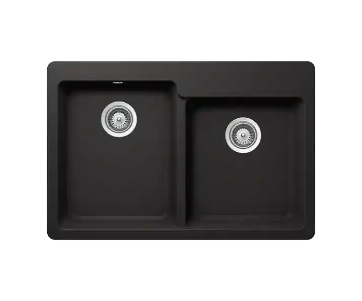 Madison N-175 Kitchen Sink – Double Bowl | 90 cm Cabinet | Topmount Installation - Safqqa Egypt