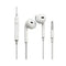 Redmi KX 3382 Half In-Ear Headphone with Mic, 3.5mm Sports Hands-Free for All Mobiles - White - Safqqa Egypt