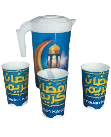 Pitcher with 3 Cups - Safqqa Egypt