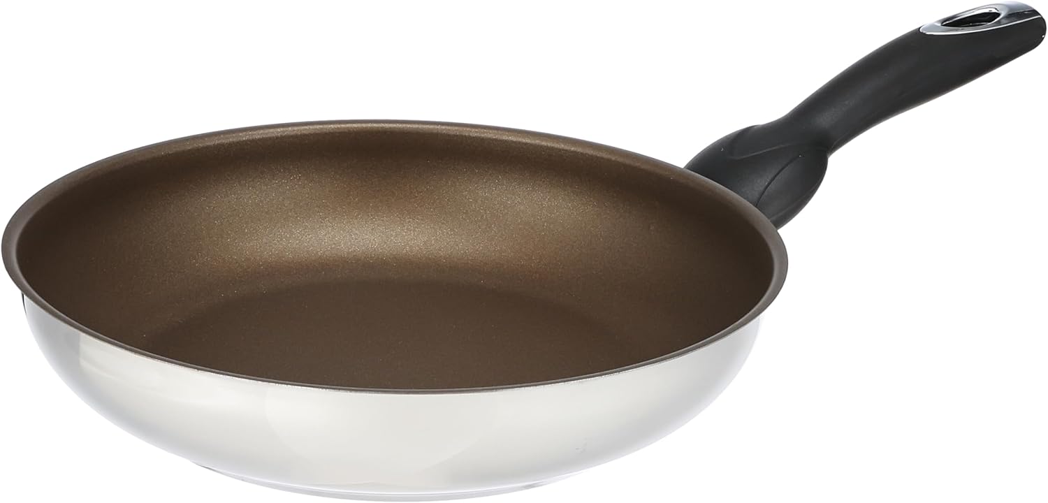 Frying Pan Silver Grey with handle - Safqqa Egypt