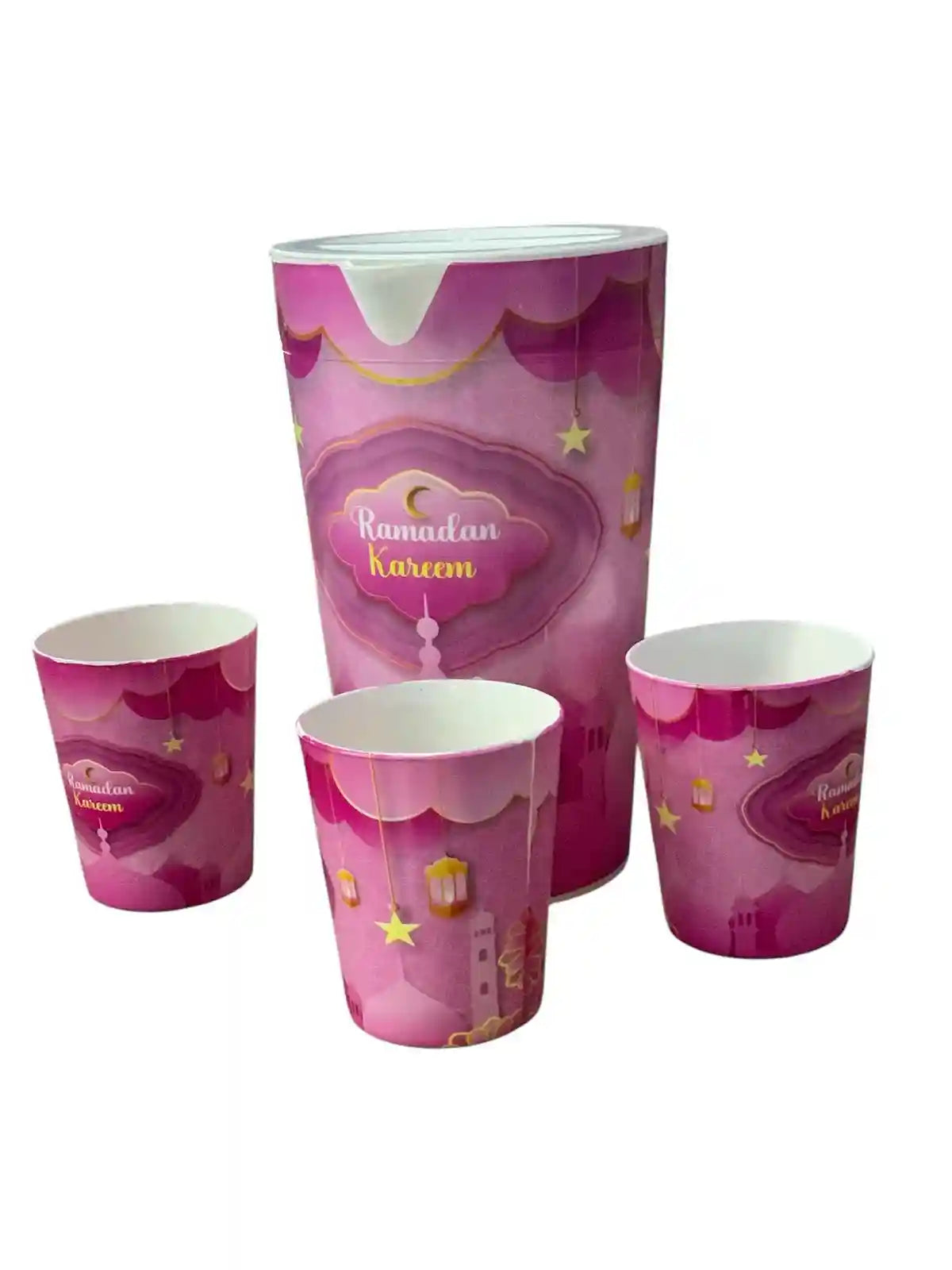 Pitcher with 3 Glasses - Safqqa Egypt