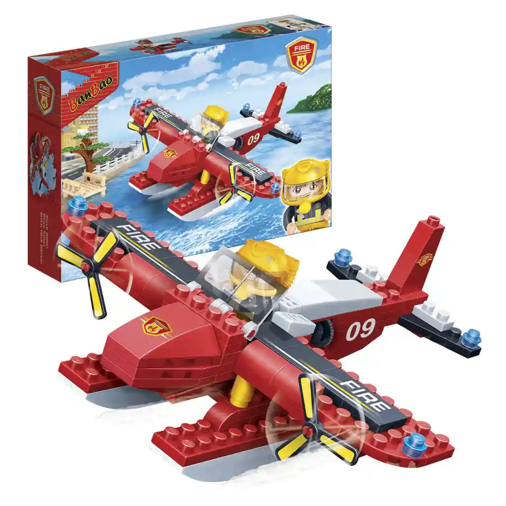 BanBao 7109 Fire Seaplane 125 pieces. - Safqqa Egypt