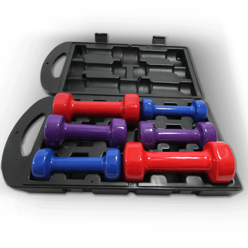York Dumbbells 10Kg Viny Coverd Set