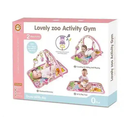 Baby Play Mat with 4 Hanging Toys