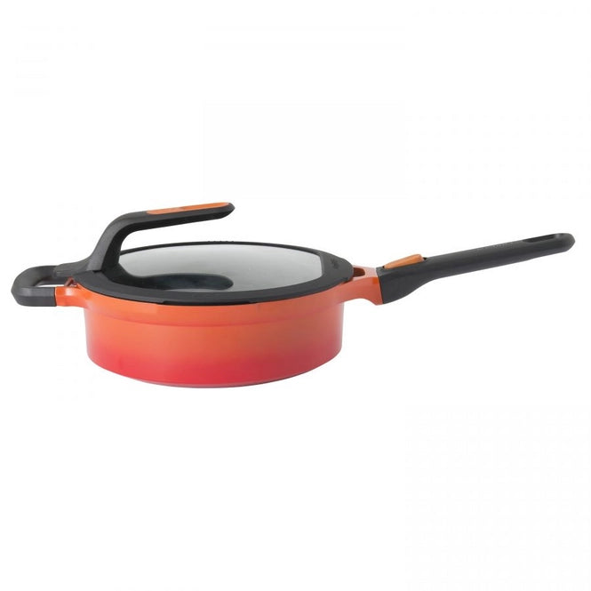 BergHOFF Covered stay-cool sauté pan-Red - Safqqa Egypt
