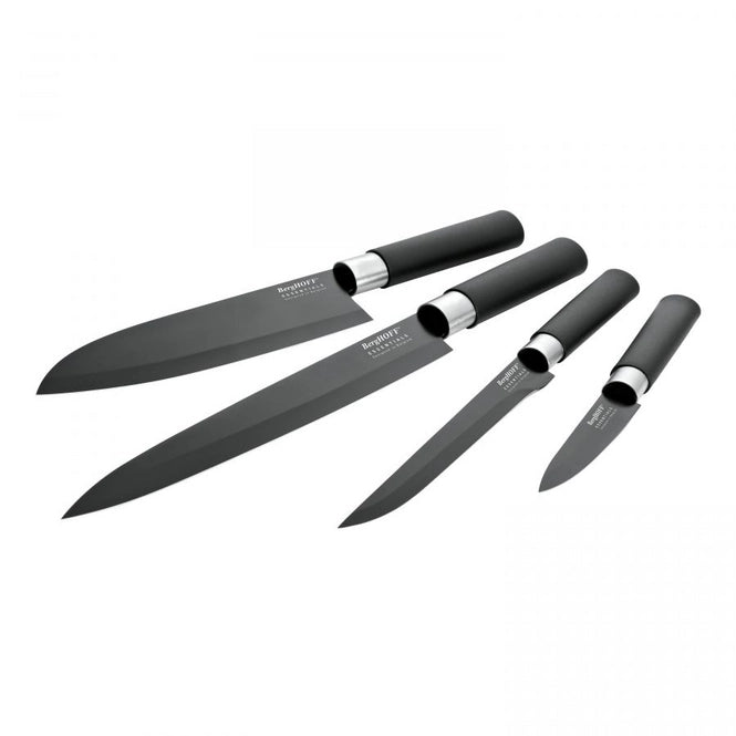 BergHOFF Knife Set BergHOFF Essentials Black (4-piece) - Safqqa Egypt