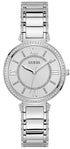 GUESS Montage Women’s Quartz Watch – Silver Dial & Stainless Steel Strap