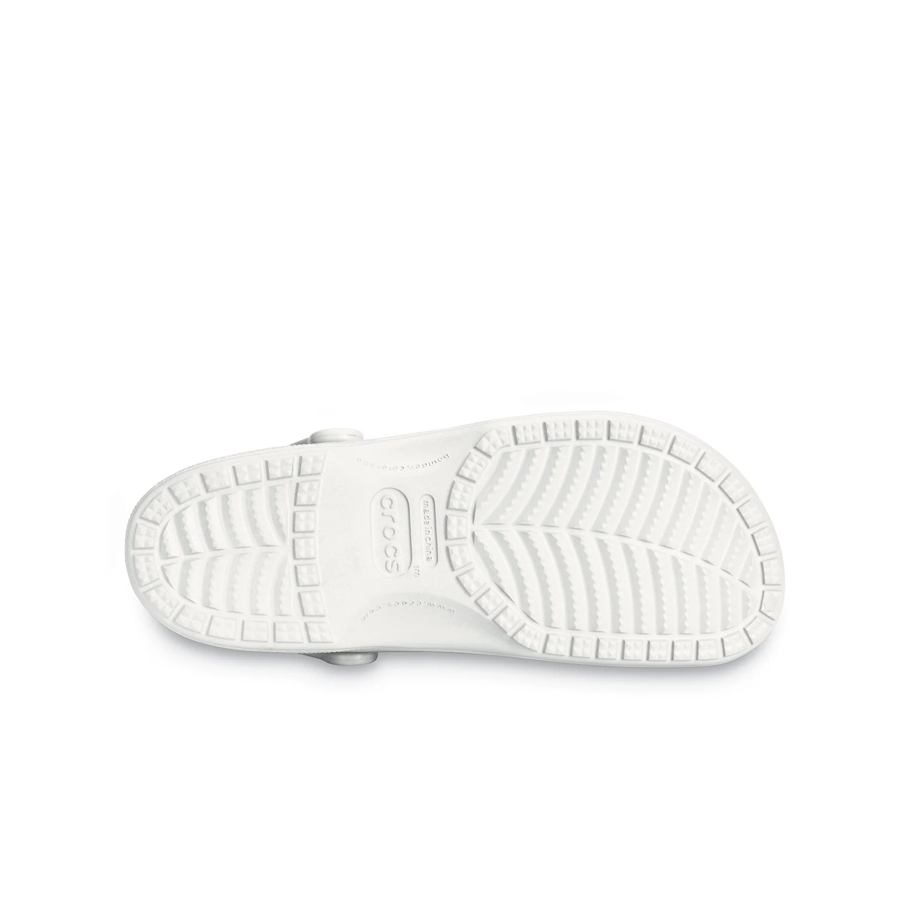 شبشب من Crocs بلون أبيض للجنسين هو حذاء مريح وخفيف الوزن مصمم للاستخدام اليومي – Safqqa Egypt