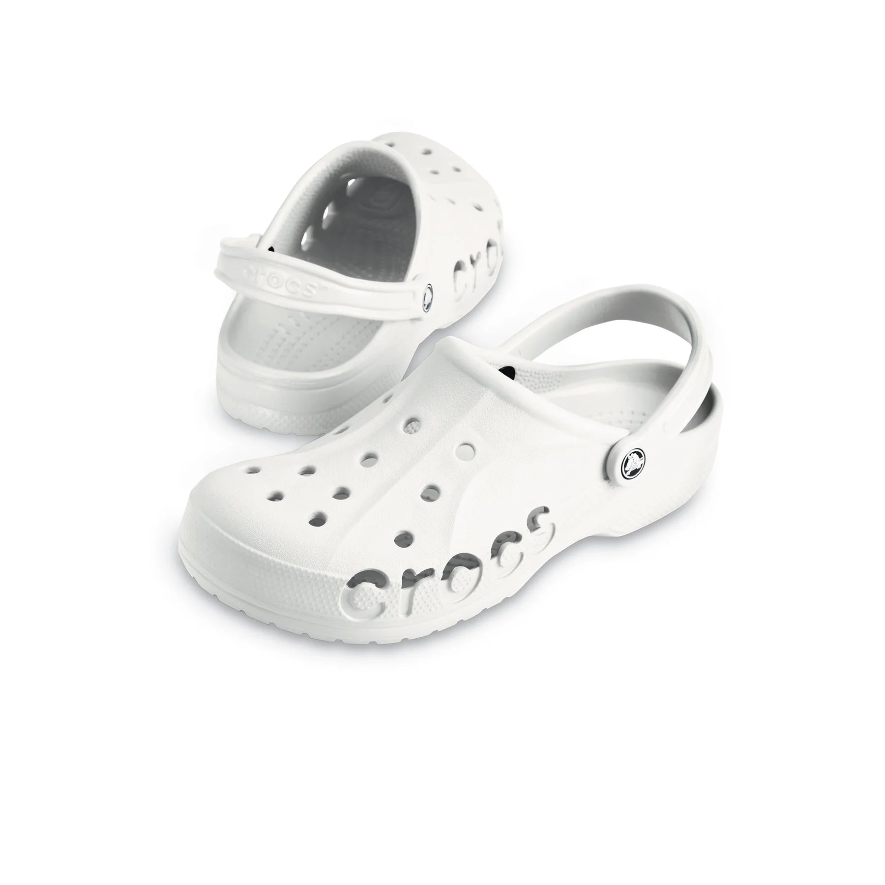 شبشب من Crocs بلون أبيض للجنسين هو حذاء مريح وخفيف الوزن مصمم للاستخدام اليومي – Safqqa Egypt