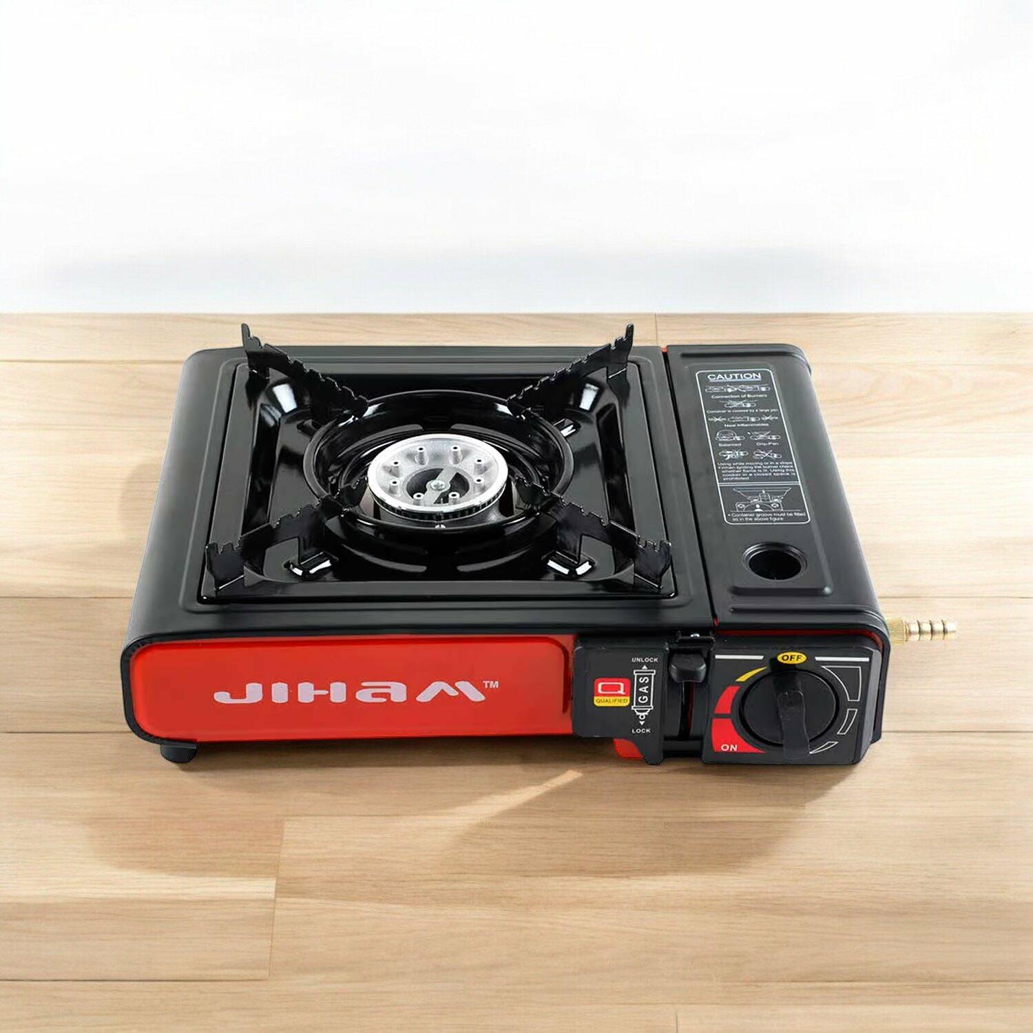 موقد غازي محمول، حل عملي ومريح للطهي، مثالي للأنشطة الخارجية، التخييم، أو الاستخدام في حالات الطوارئ.