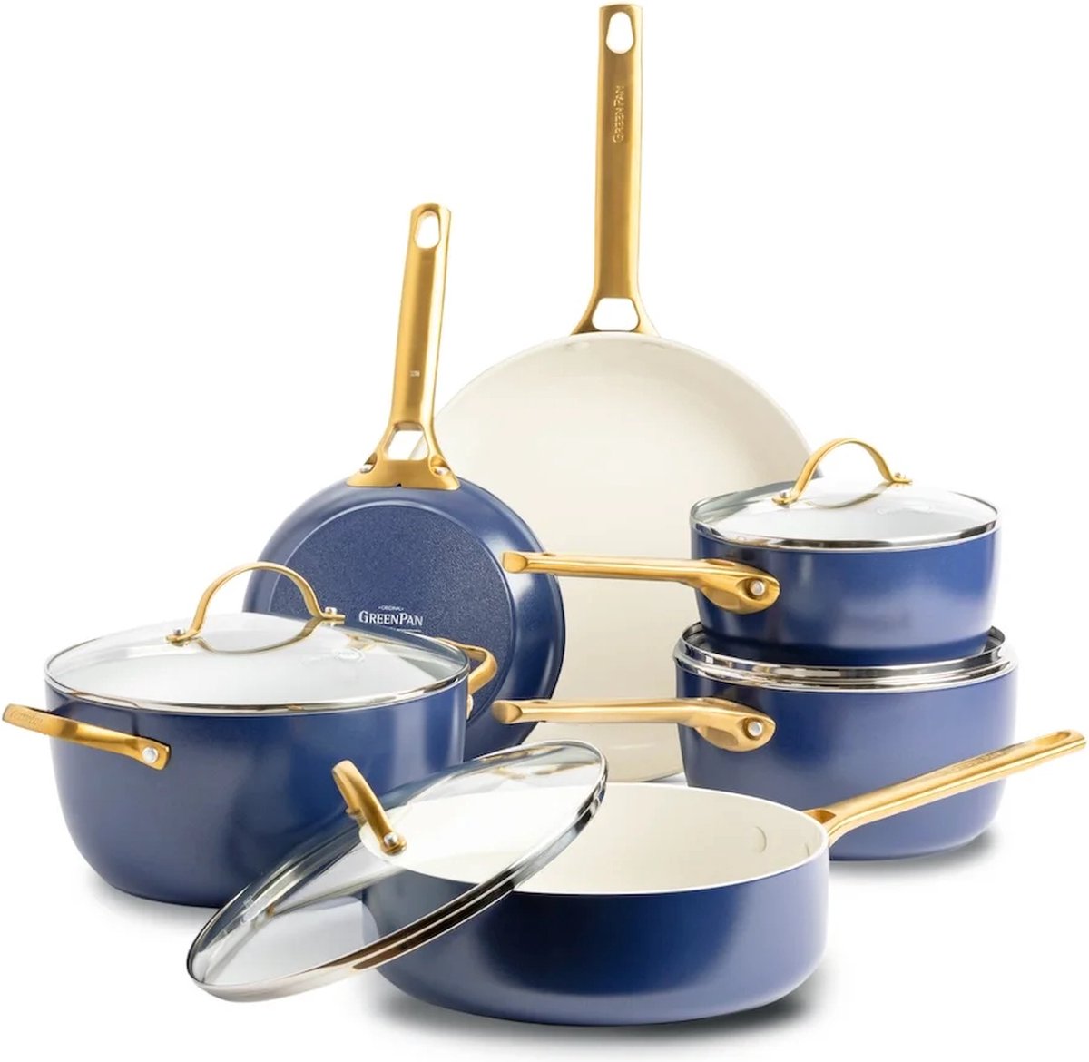 GreenPan Set GreenPan Padova Reserve With Ceramic Non-stick Coating (10-delig) - Safqqa Egypt