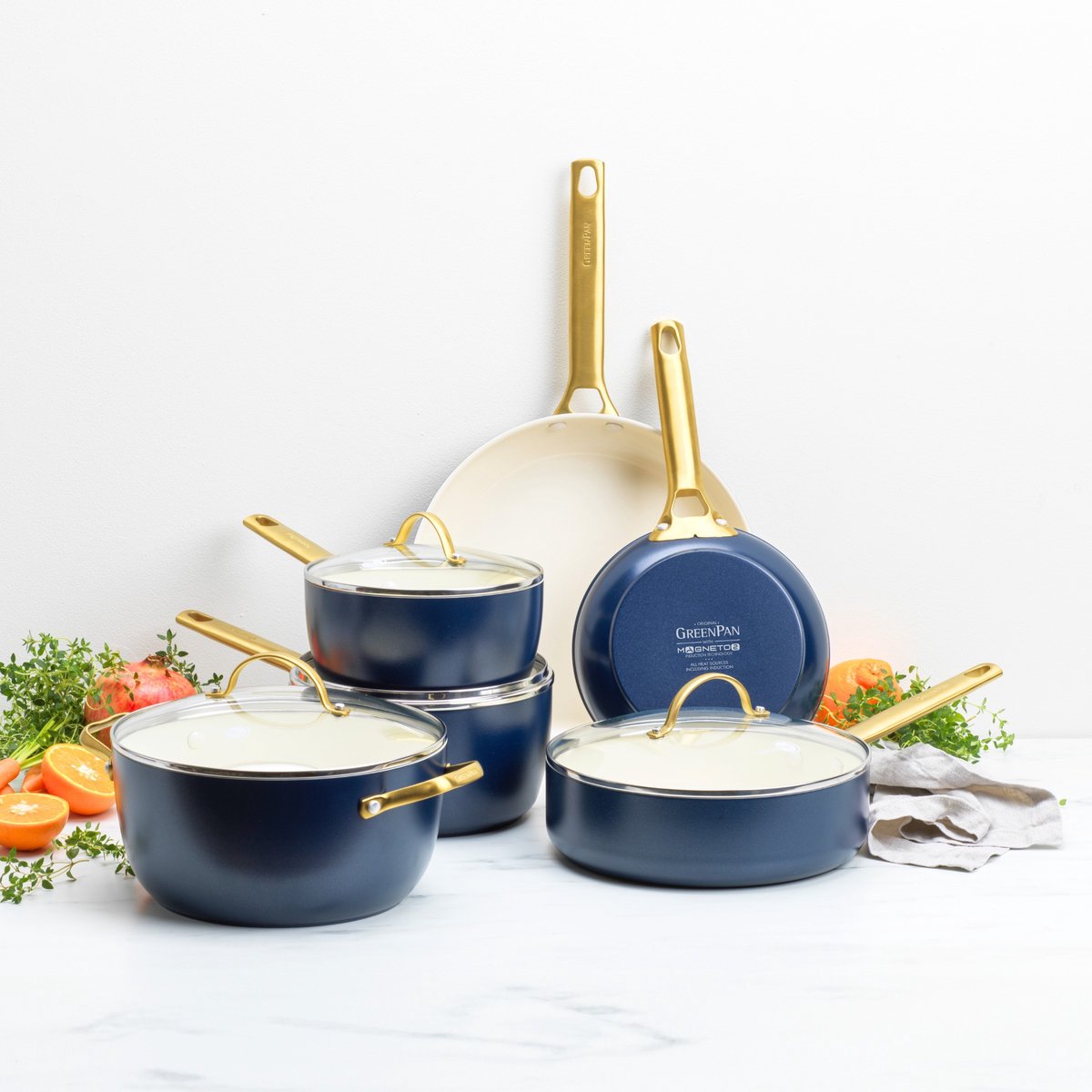 GreenPan Set GreenPan Padova Reserve With Ceramic Non-stick Coating (10-delig) - Safqqa Egypt