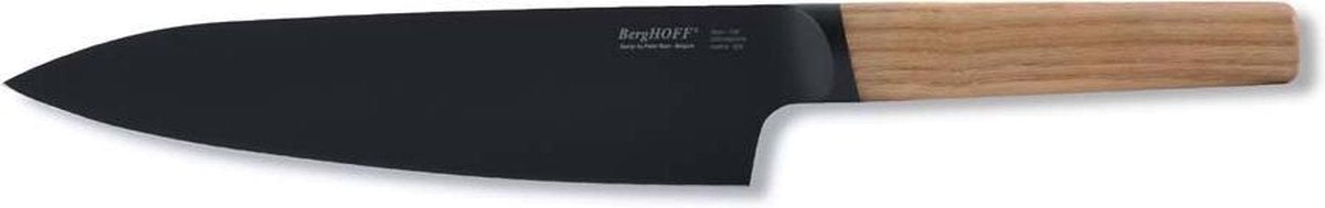 BergHOFF Ron Chef's Knife - Wooden Handle - Stainless Steel - 19cm - Safqqa Egypt