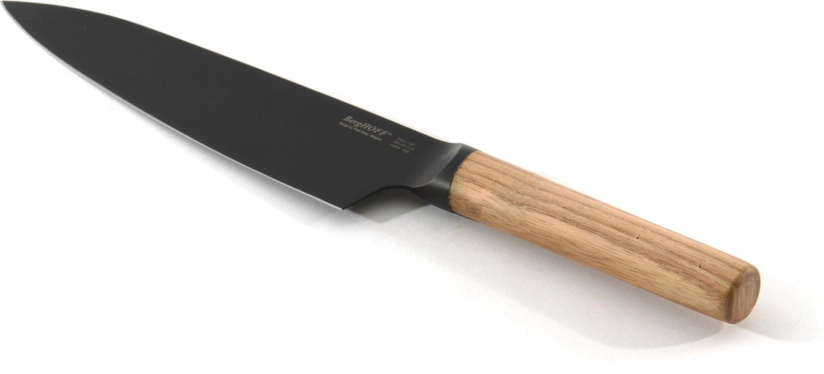 BergHOFF Ron Chef's Knife - Wooden Handle - Stainless Steel - 19cm - Safqqa Egypt