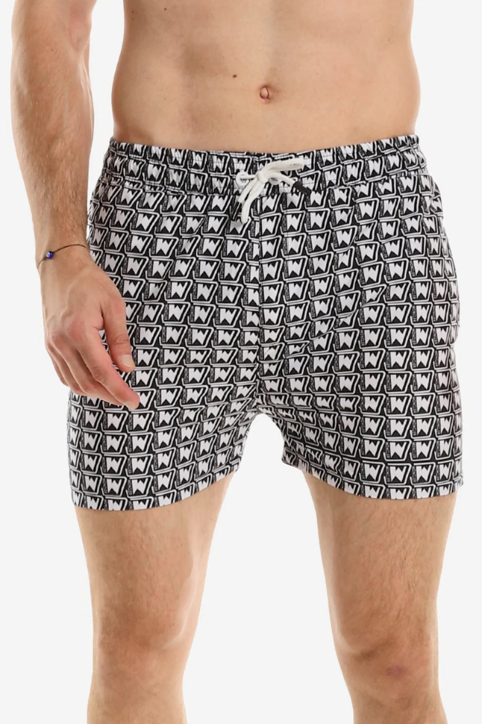 White Rabbit Swimmer Short For Men,Quick-drying, lightweight fabric for comfort and practicality.