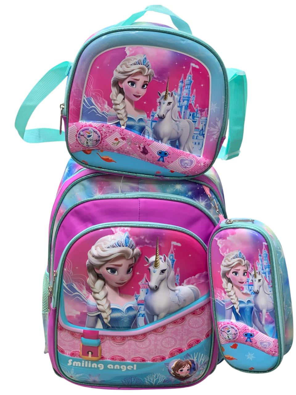 Disney bag set with lunch box and pencil case