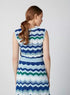 ELLE Printed Sleeveless Top in Slim Fit with V-Neck - Safqqa Egypt