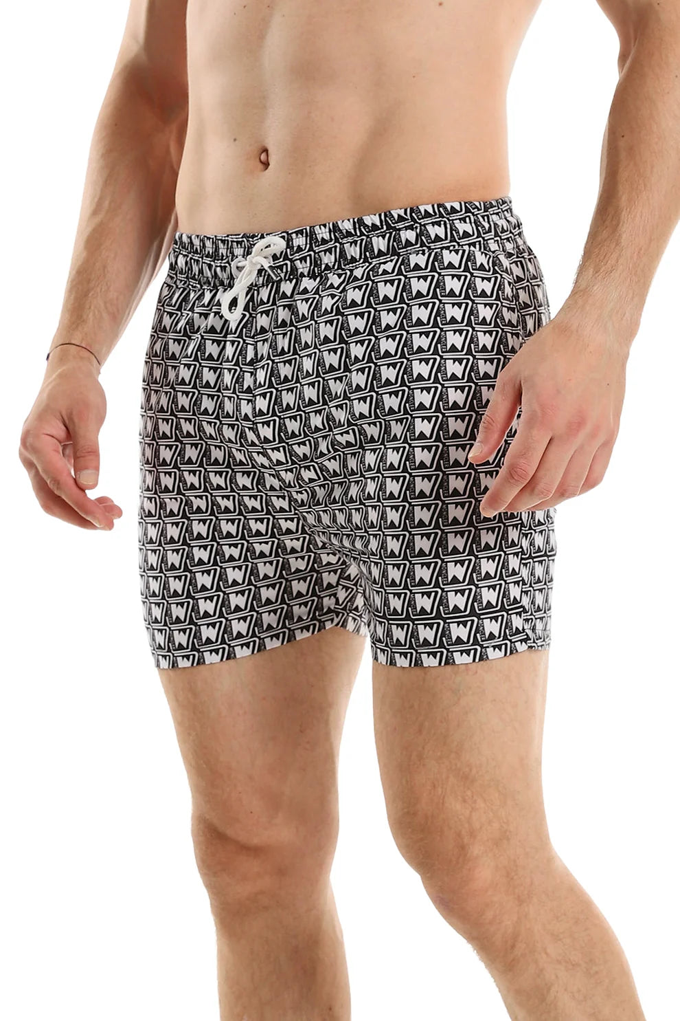 White Rabbit Swimmer Short For Men,Quick-drying, lightweight fabric for comfort and practicality.