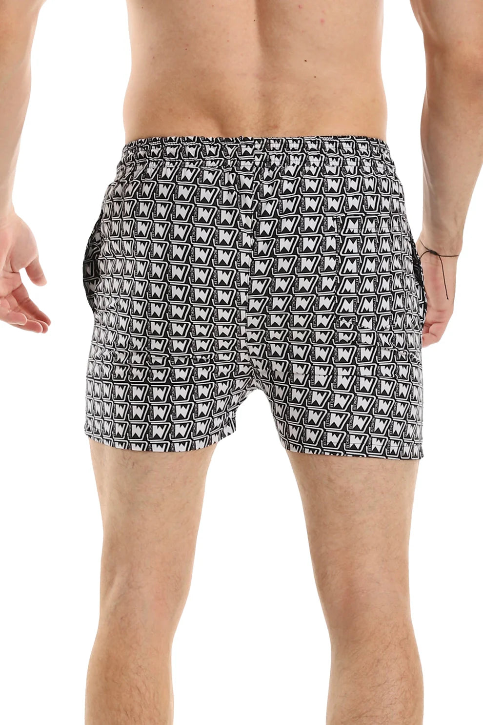 White Rabbit Swimmer Short For Men,Quick-drying, lightweight fabric for comfort and practicality.