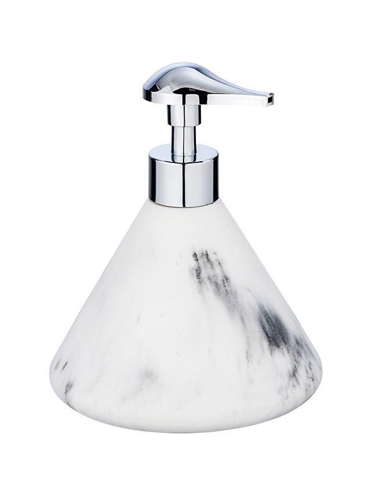 Elegant Marble Soap Dispenser – Conical Base