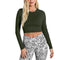Sportswear- Crop Sport Top Long Sleeves
