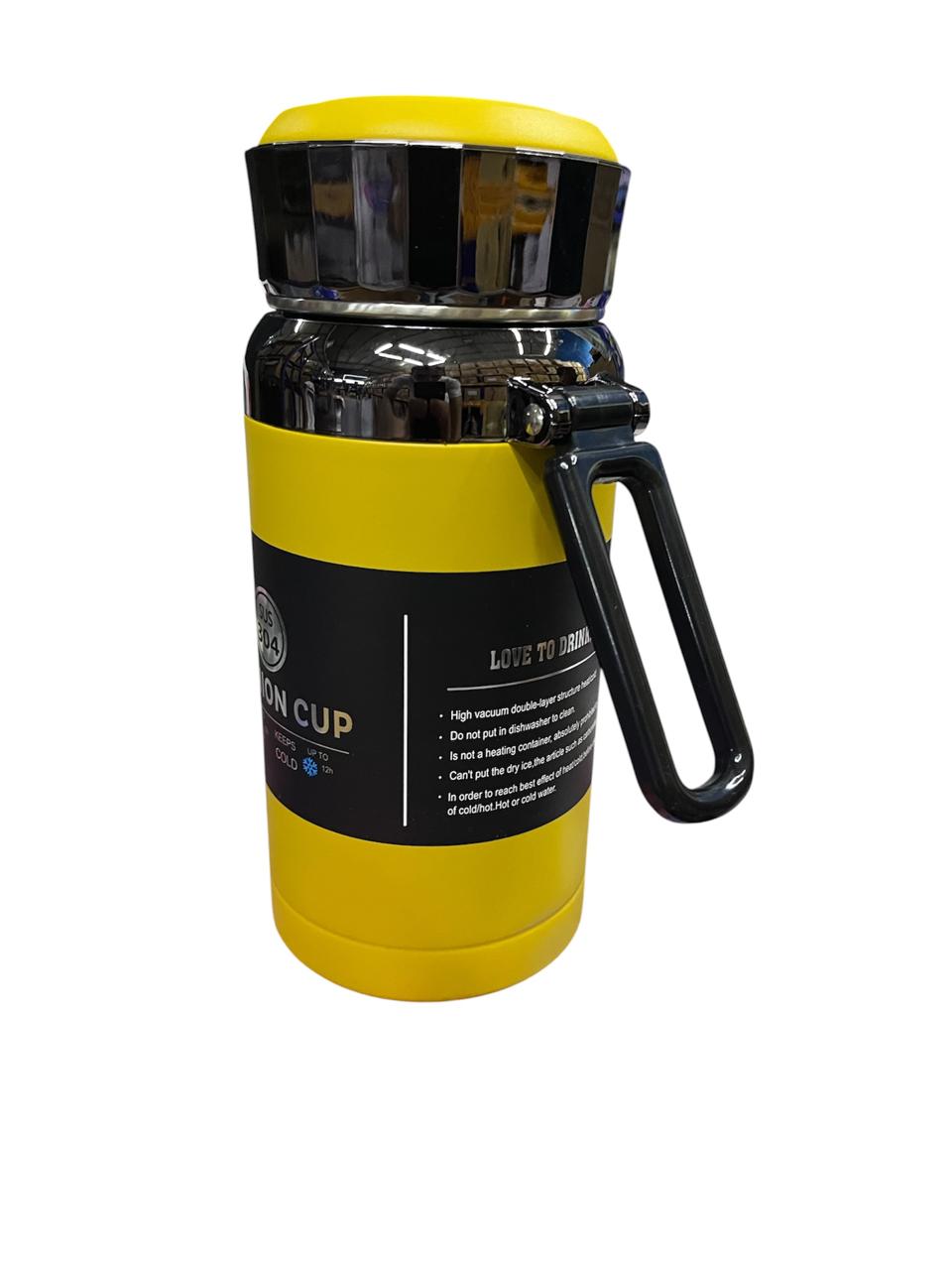 Fashion Cup Thermos Bottle 1.1L, Vacuum Insulated Stainless Steel Travel Flask, Hot & Cold Drinks, Multi Color H-BW-1202