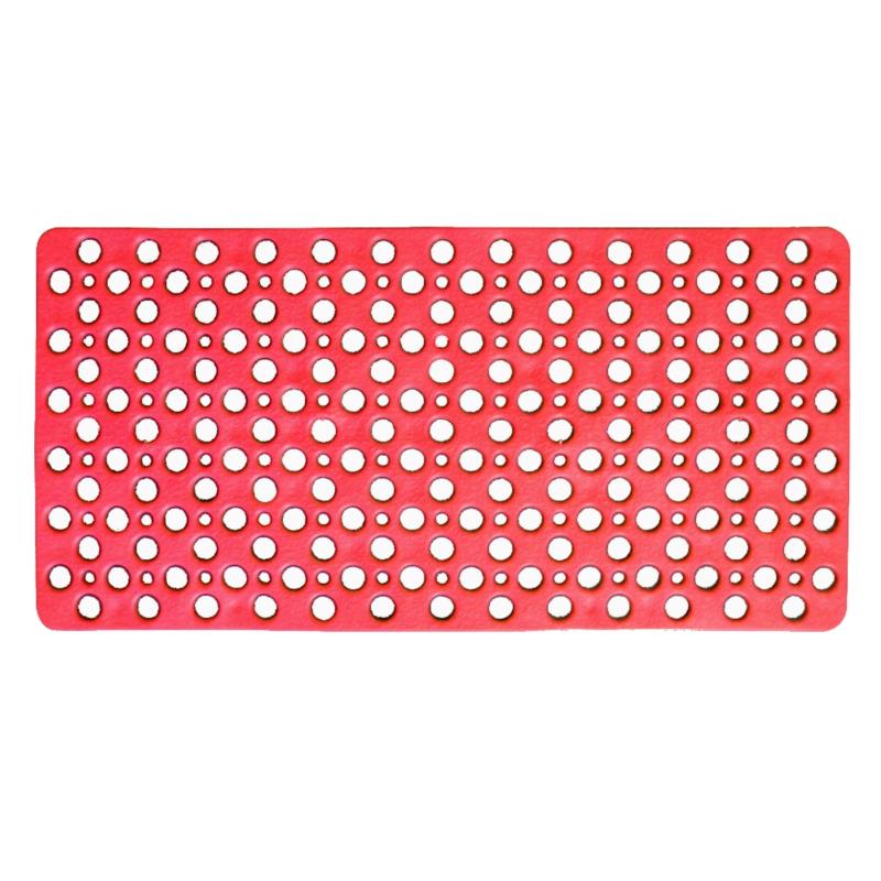 Bama Bath Mat – Coral Red, Non-Slip (Made in Italy)