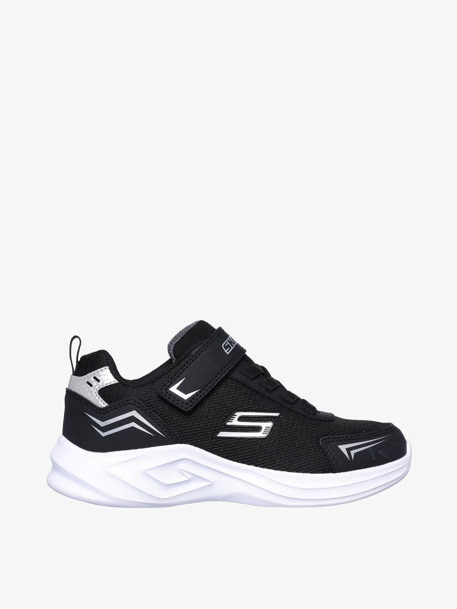 Skechers Boys' Velcro Strap Athletic Shoes,Cushioned insole for added support.