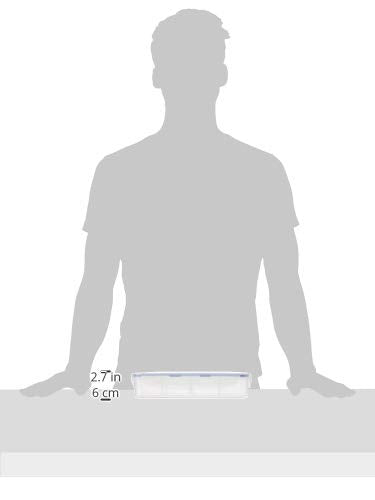 علبة بهارات مقسمة مع 4 ملاعق من لوكن لوك بسعة 1.6 لتر