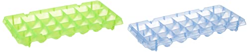 Dieshibingge Plastic Ice Mold Set – 21 Slots
